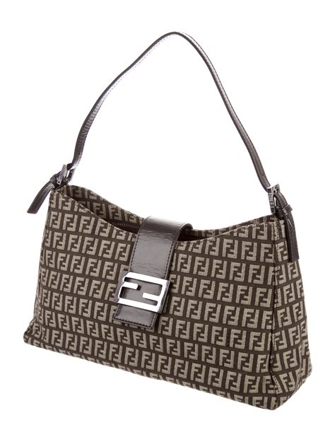 fendi zucchino shoulder bag